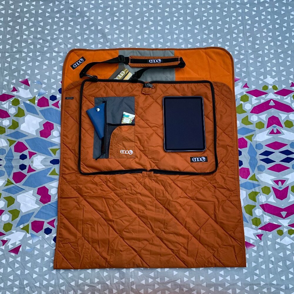 Eno picnic, festival, yoga, fleece/ripstop nylon blanket pad